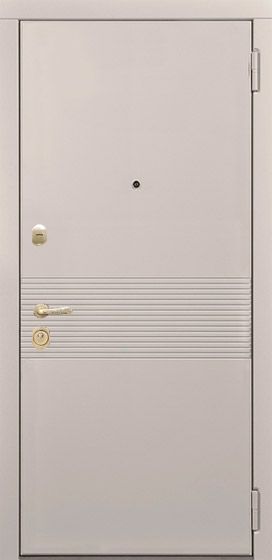 Входная дверь МДФ окрашенная в ral №51019